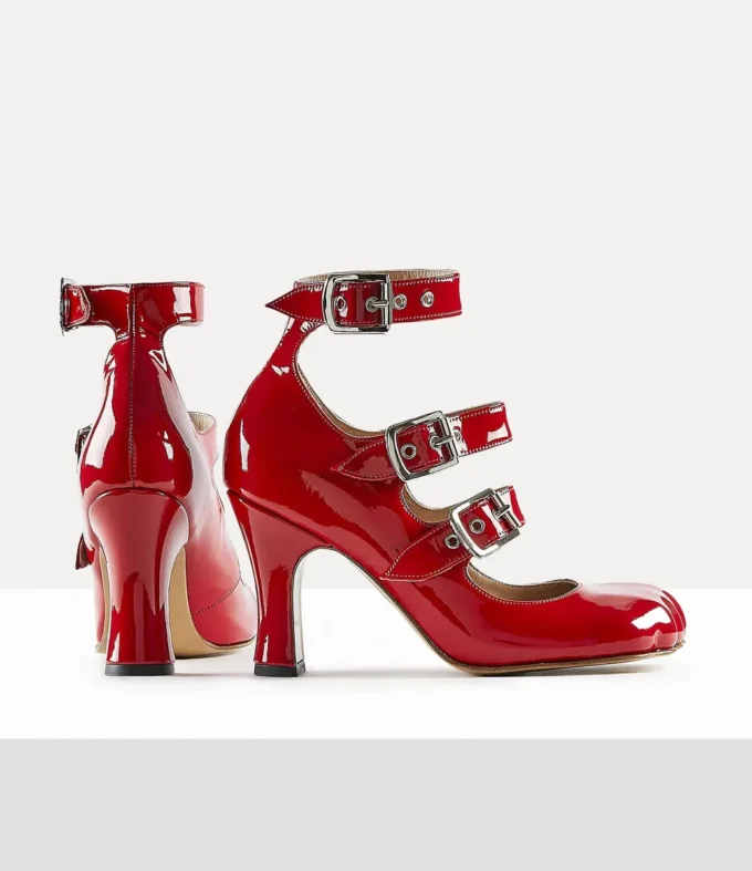 Animal Toe Üç Kayışlı Ayakkabı