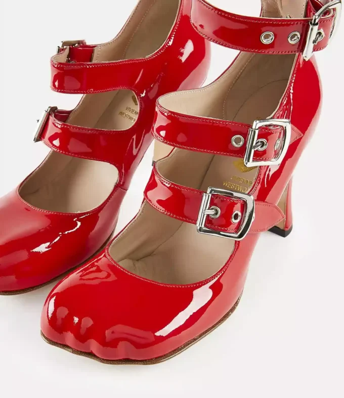 Animal Toe Üç Kayışlı Ayakkabı