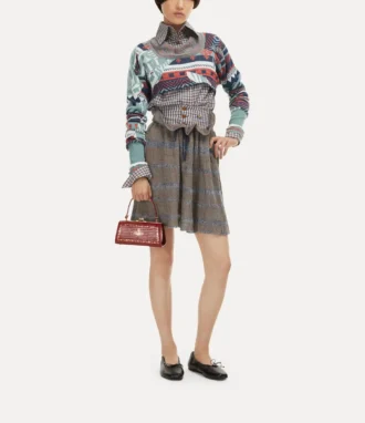 Broken Fair Isle Kısa Üst