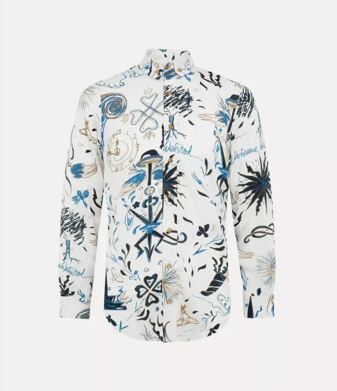 İki Düğmeli Krall Gömlek