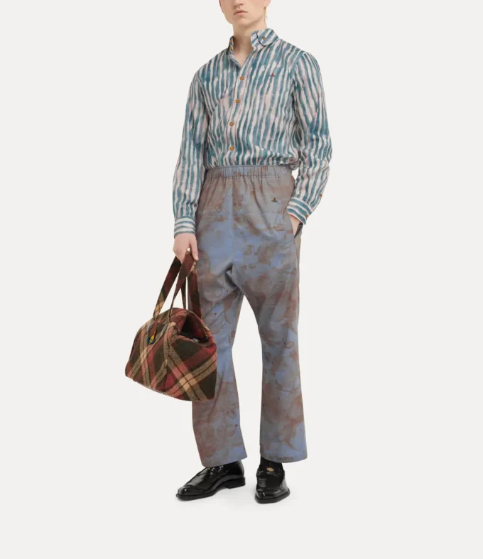 İki Düğmeli Krall Gömlek