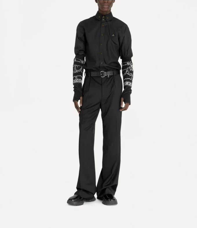 İki Düğmeli Krall Gömlek