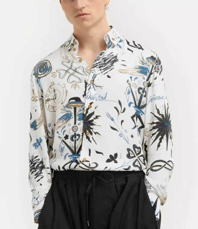 İki Düğmeli Krall Gömlek