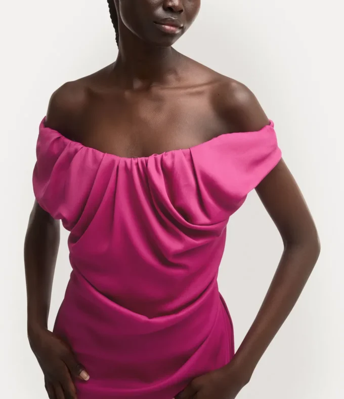 Long Ginnie Amber Elbise