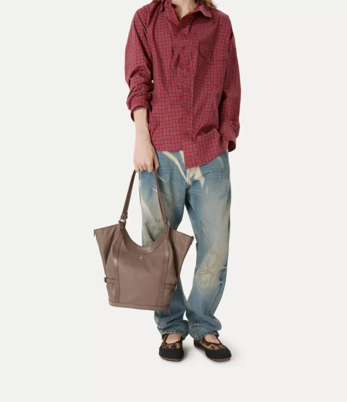 Olive Büyük Omuz Çantası