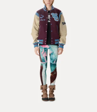 Worlds End Letterman Ceket